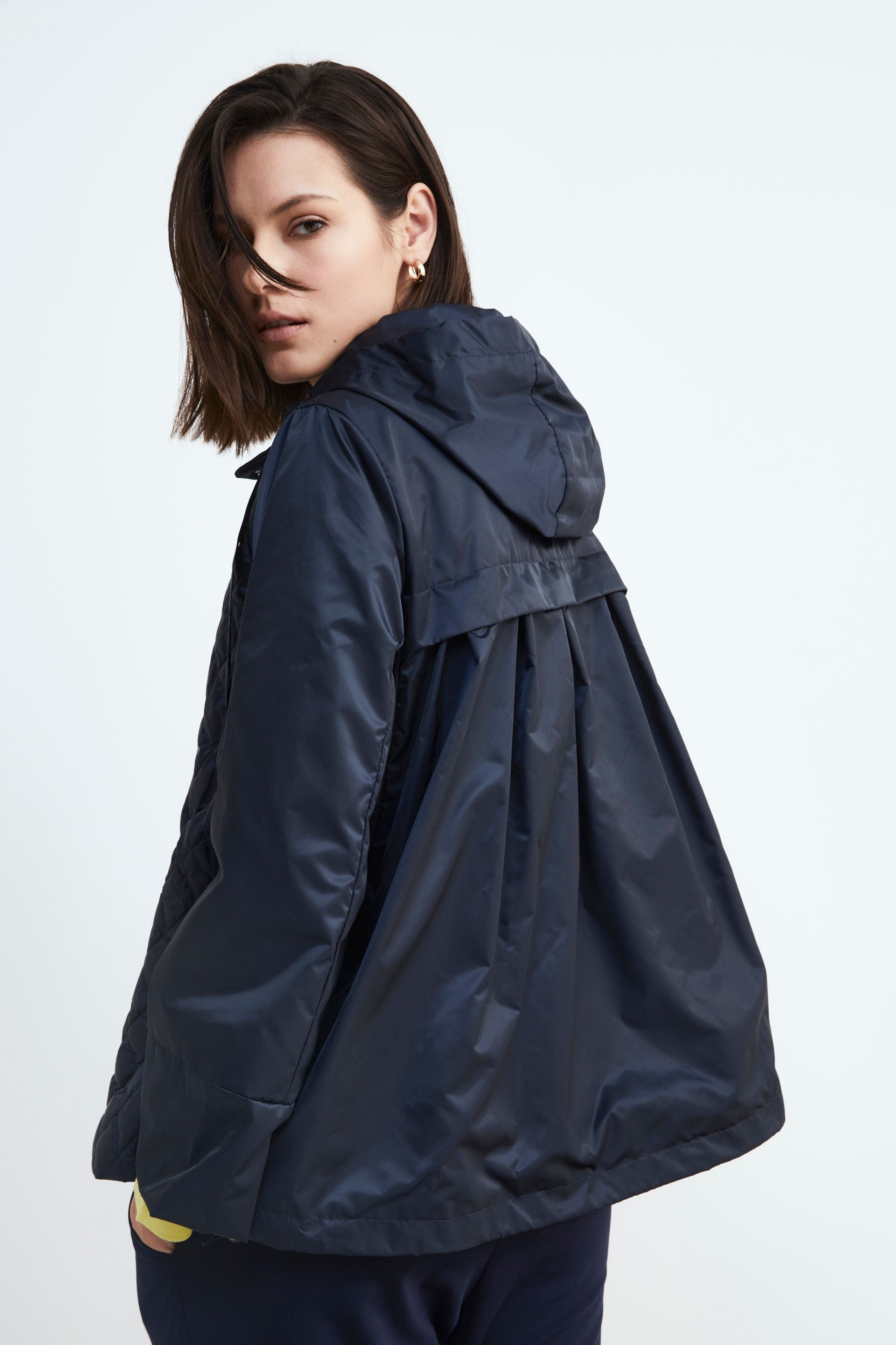 Padded women’s parka - BLUE