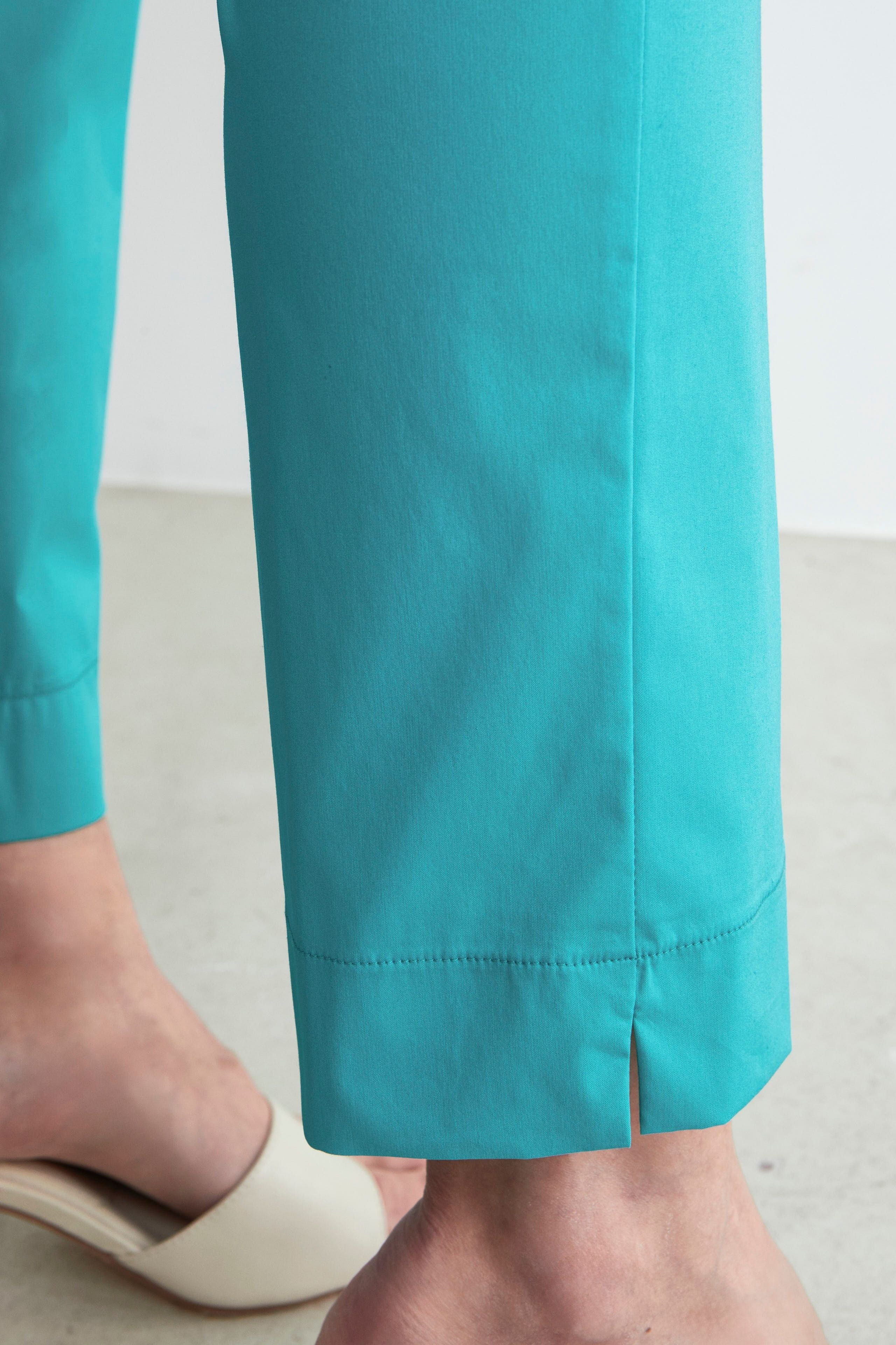 Capri trousers - Turquoise