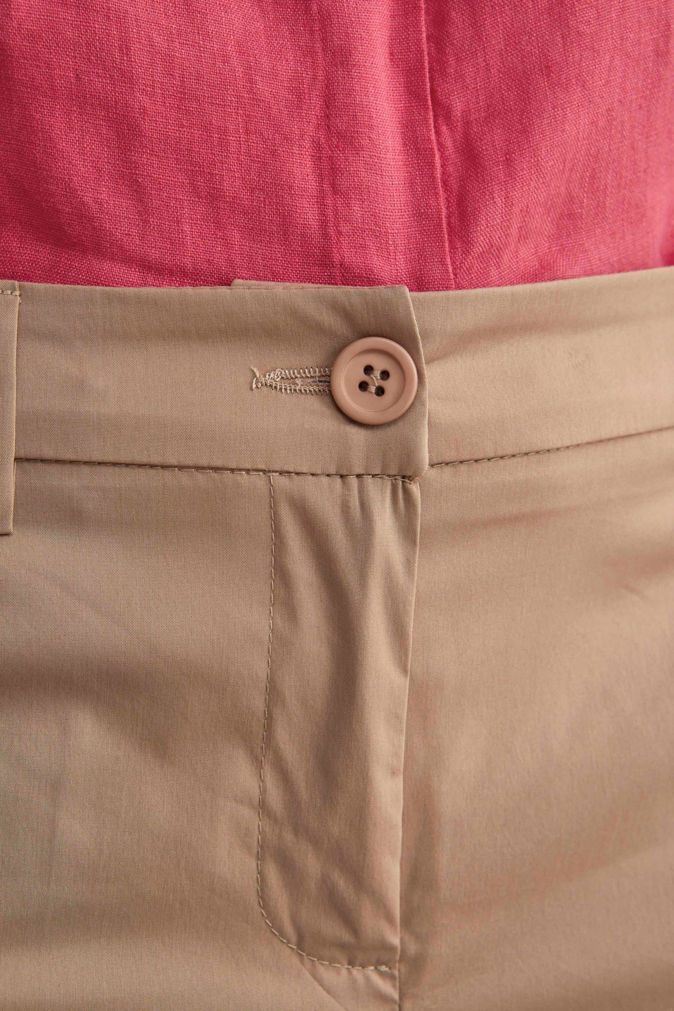 Pantalon-culotte avec poches - KAKI