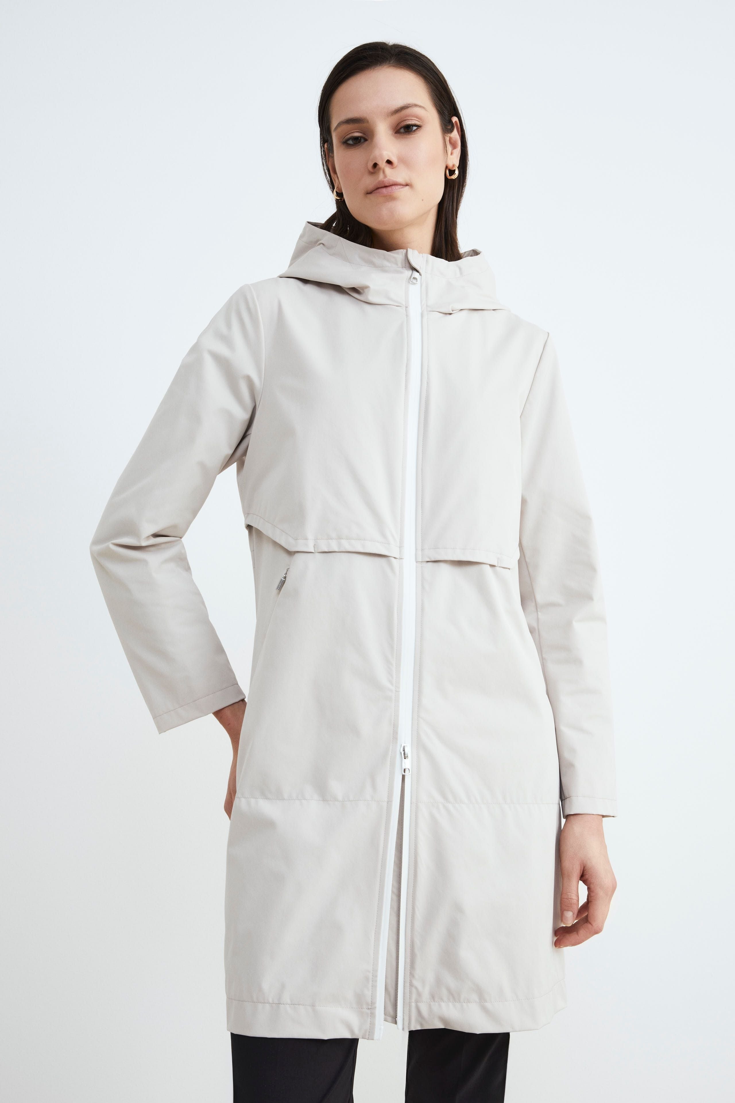 Women’s spring parka - Ivory