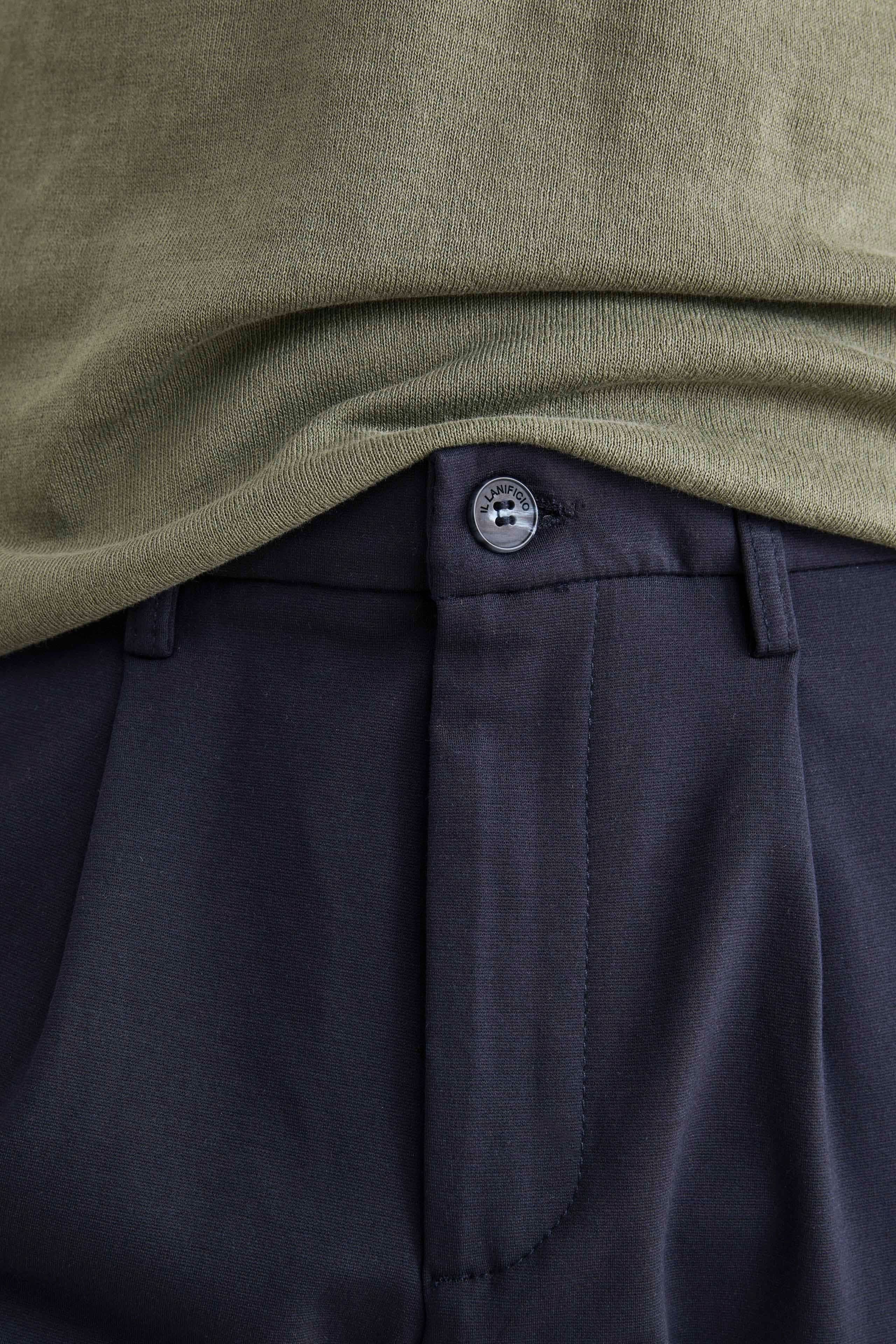 Men’s drawstring trousers - BLUE