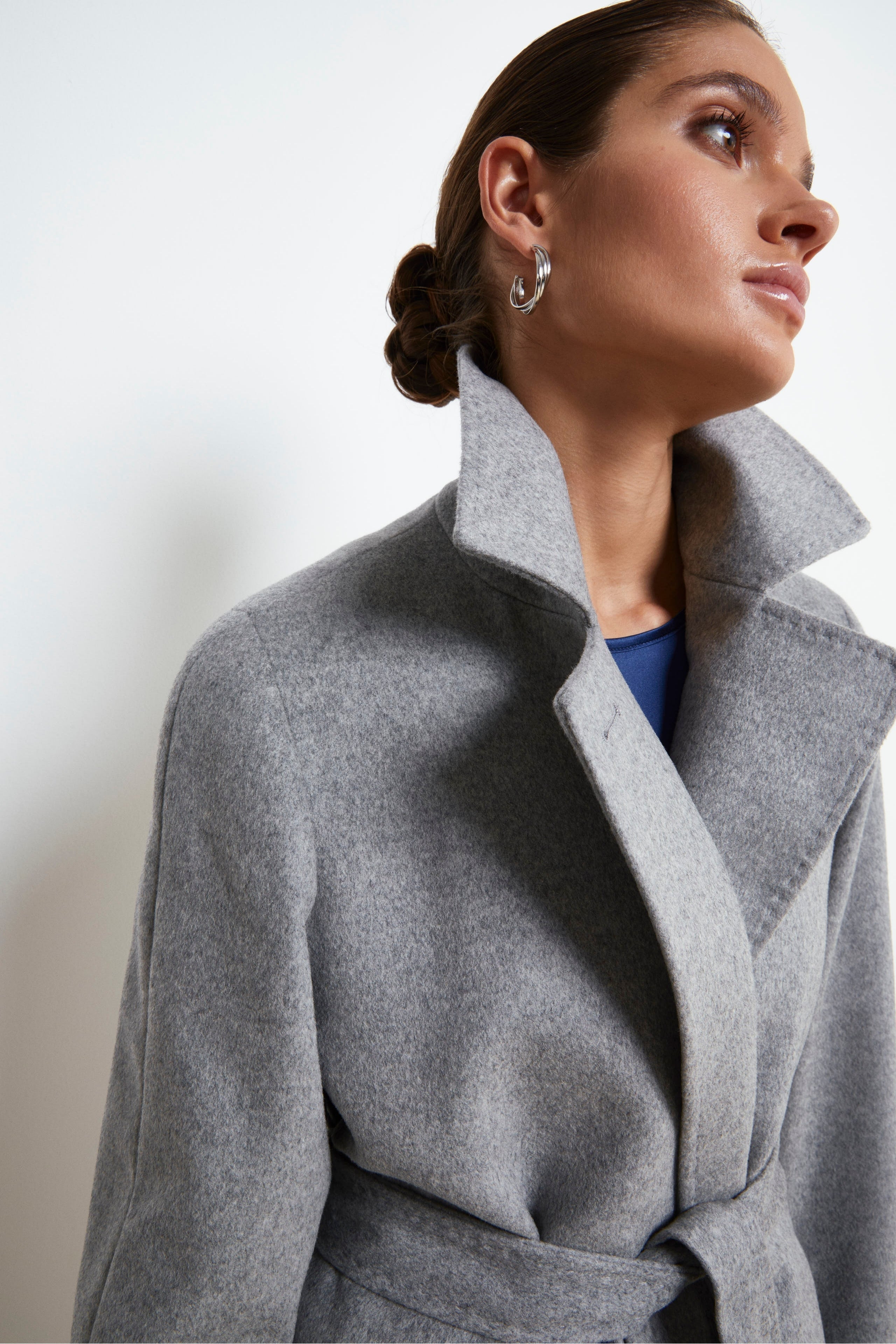 Cappotto lungo in lana e cashmere - PERLA