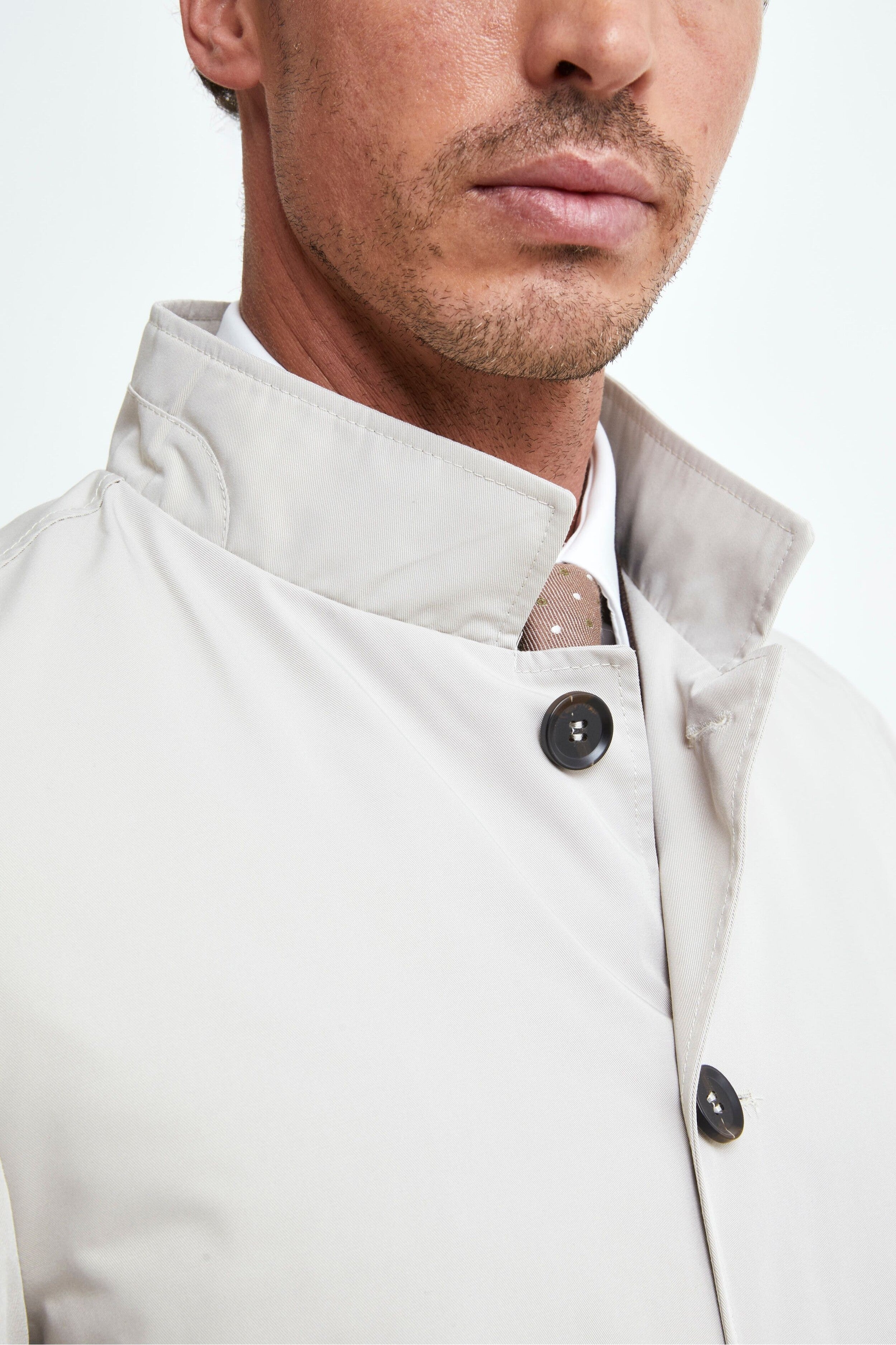 Raincoat with vest - Light grey