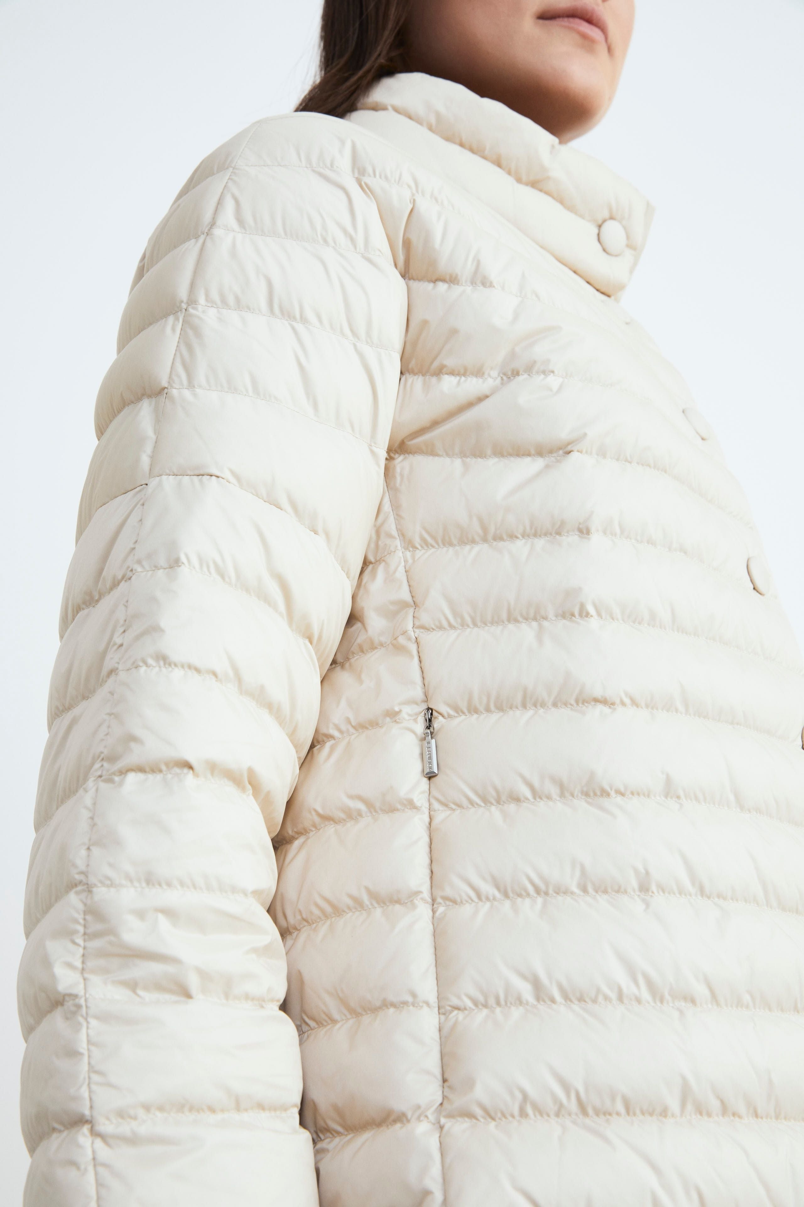 White spring down jacket - Ivory