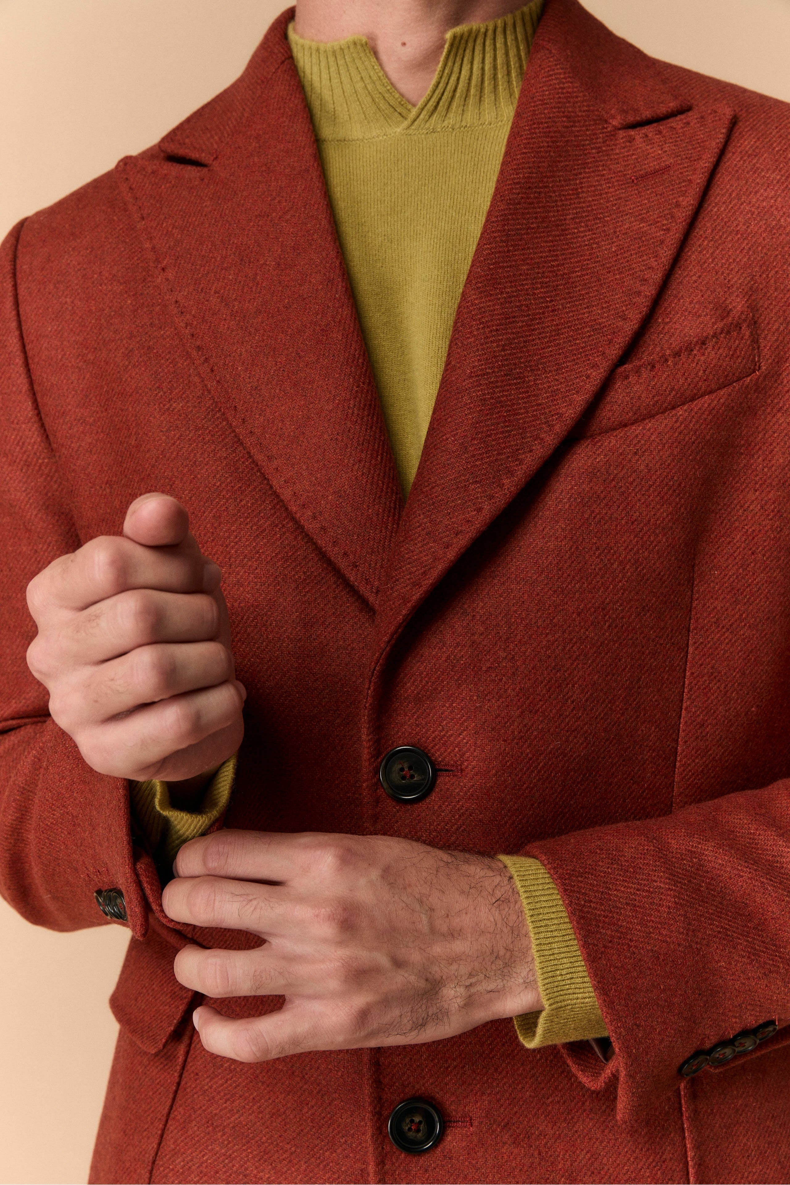 Cappotto Twill in Lana - COCCIO