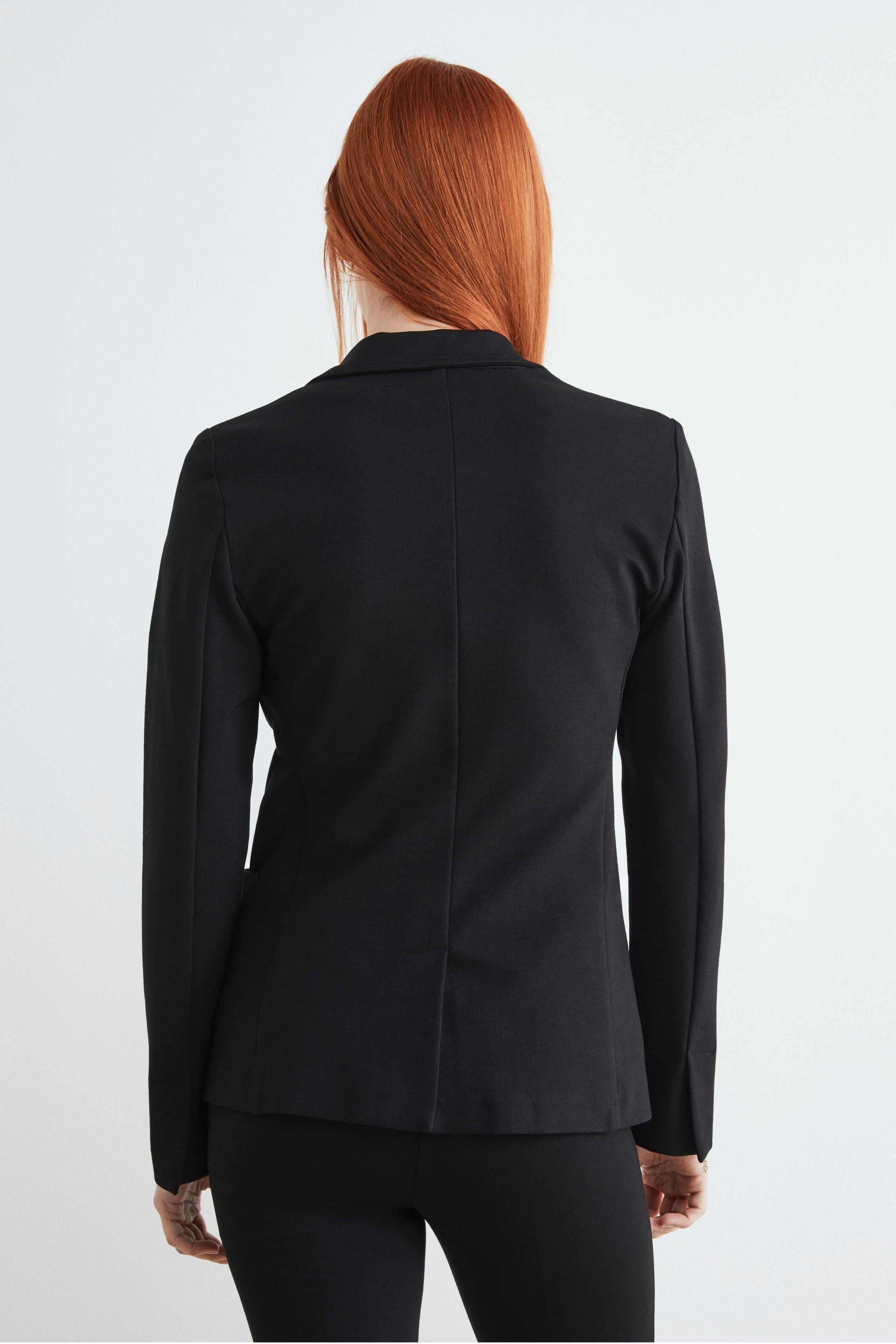 Eleganter Blazer mit Taschen - SCHWARZ