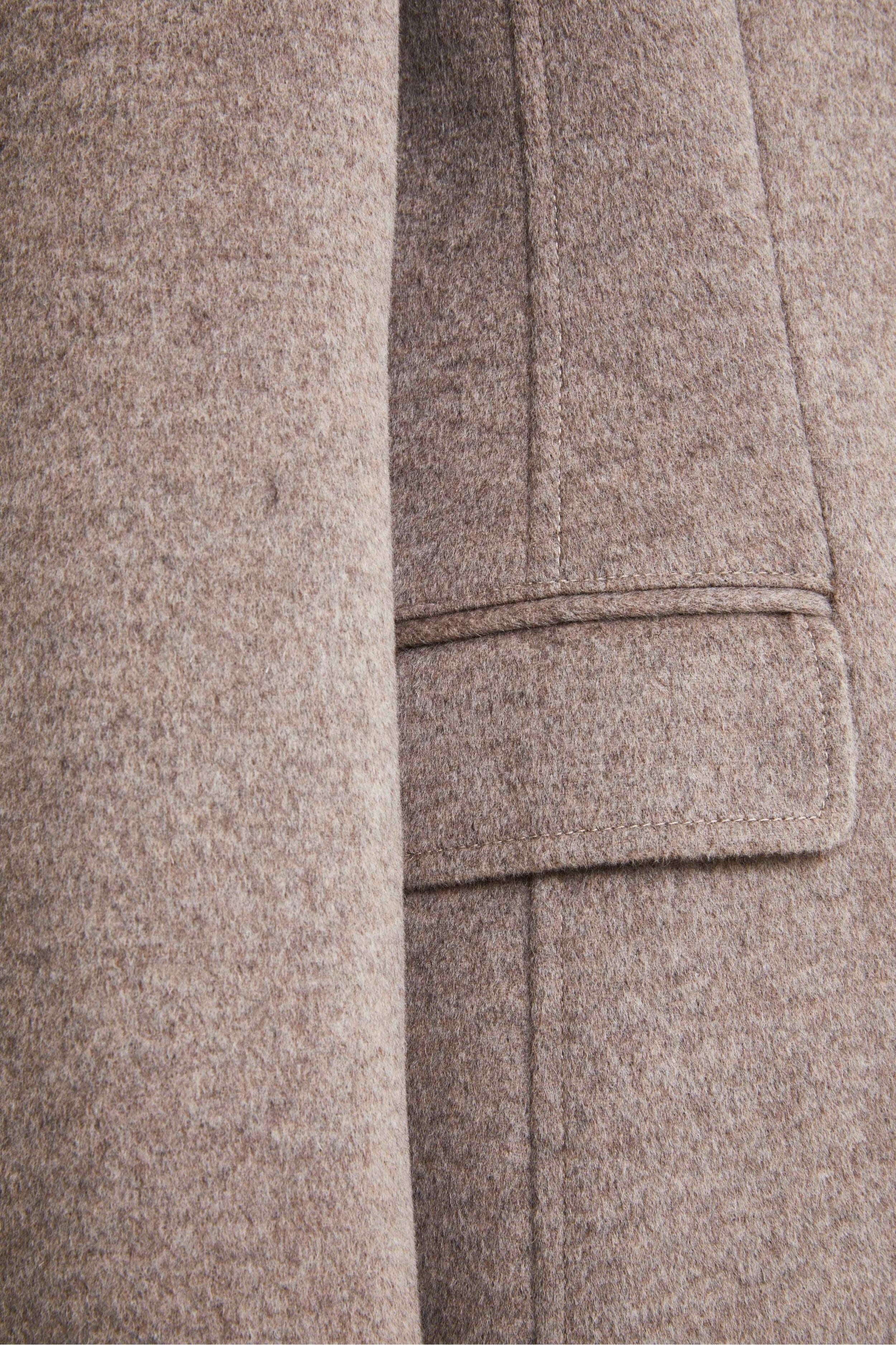 Midi Wool Coat - gray