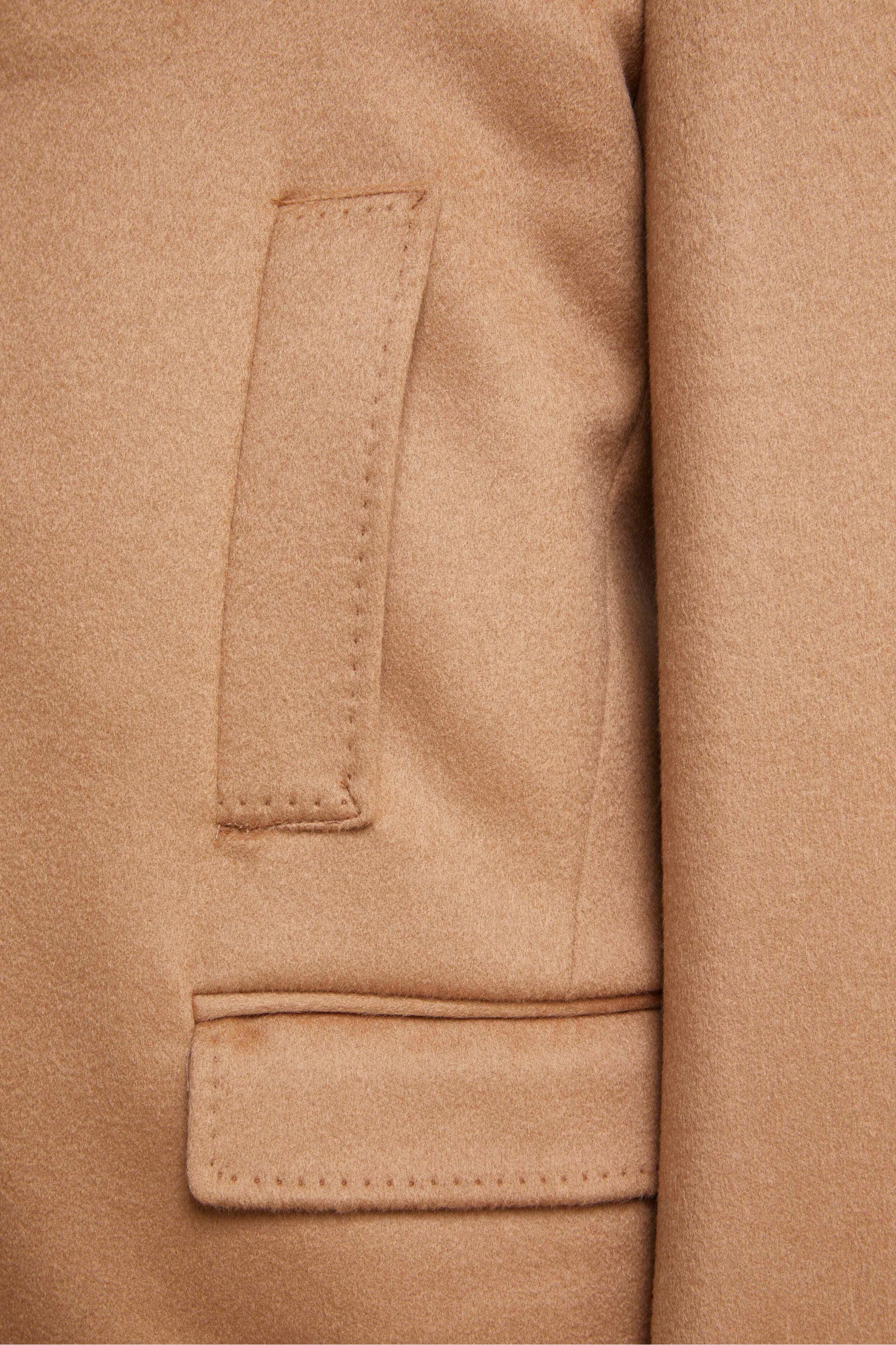 Cappotto Corto in Lana e Cashmere - CAMMELLO