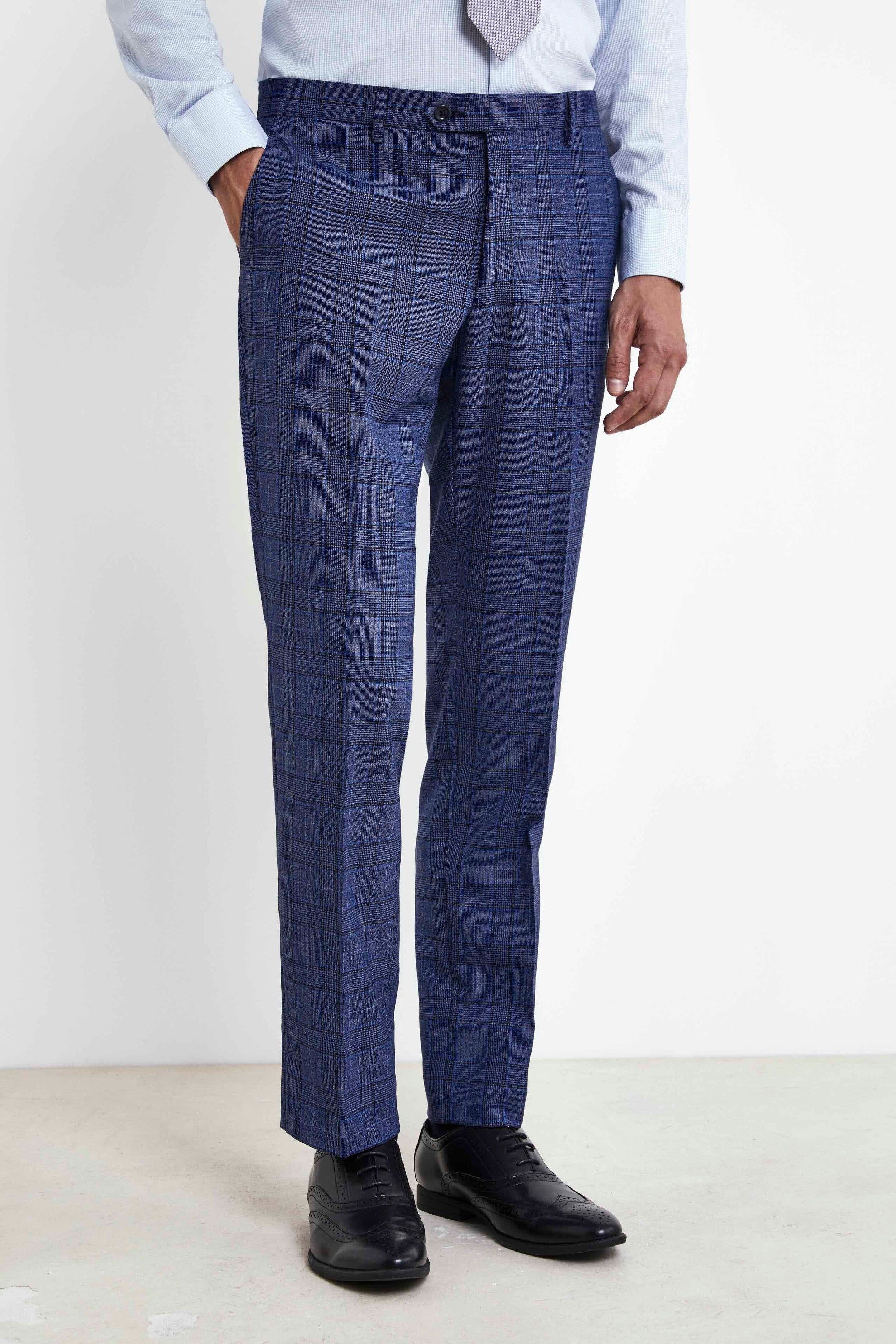 Elegant Bluette Suit - Bluette check