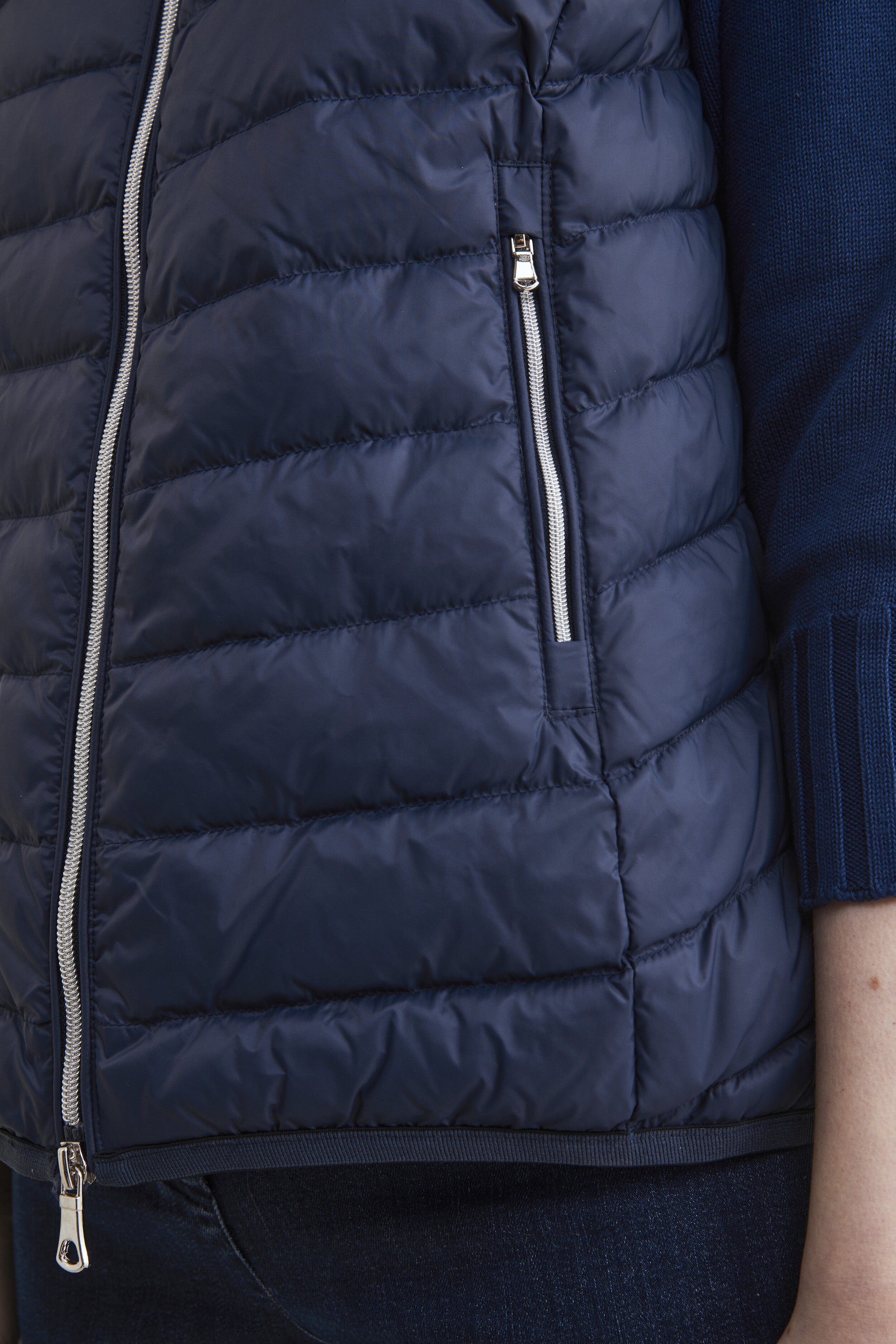 Women’s down vest - Navy blue