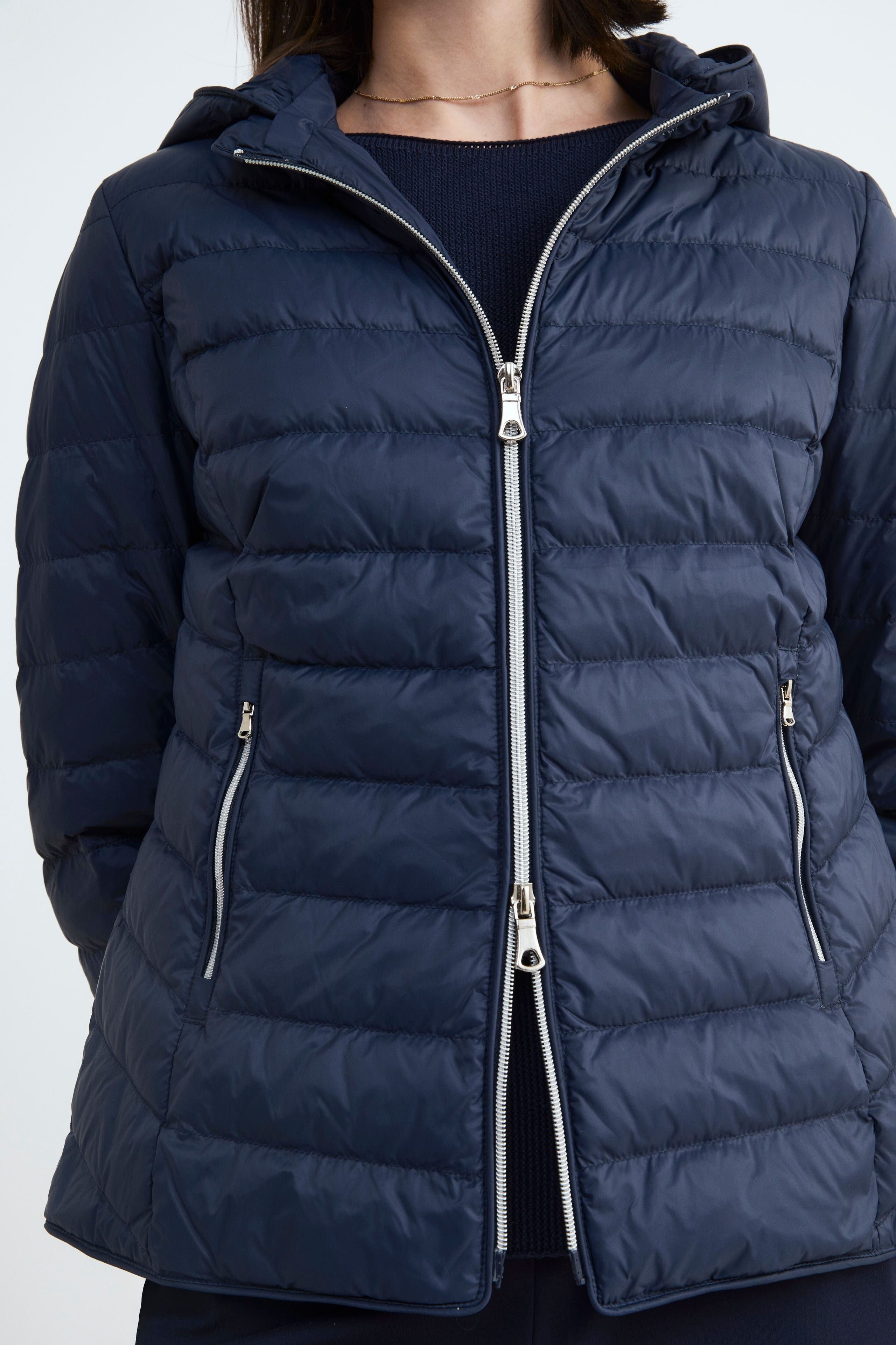 Women’s spring down jacket - Navy blue