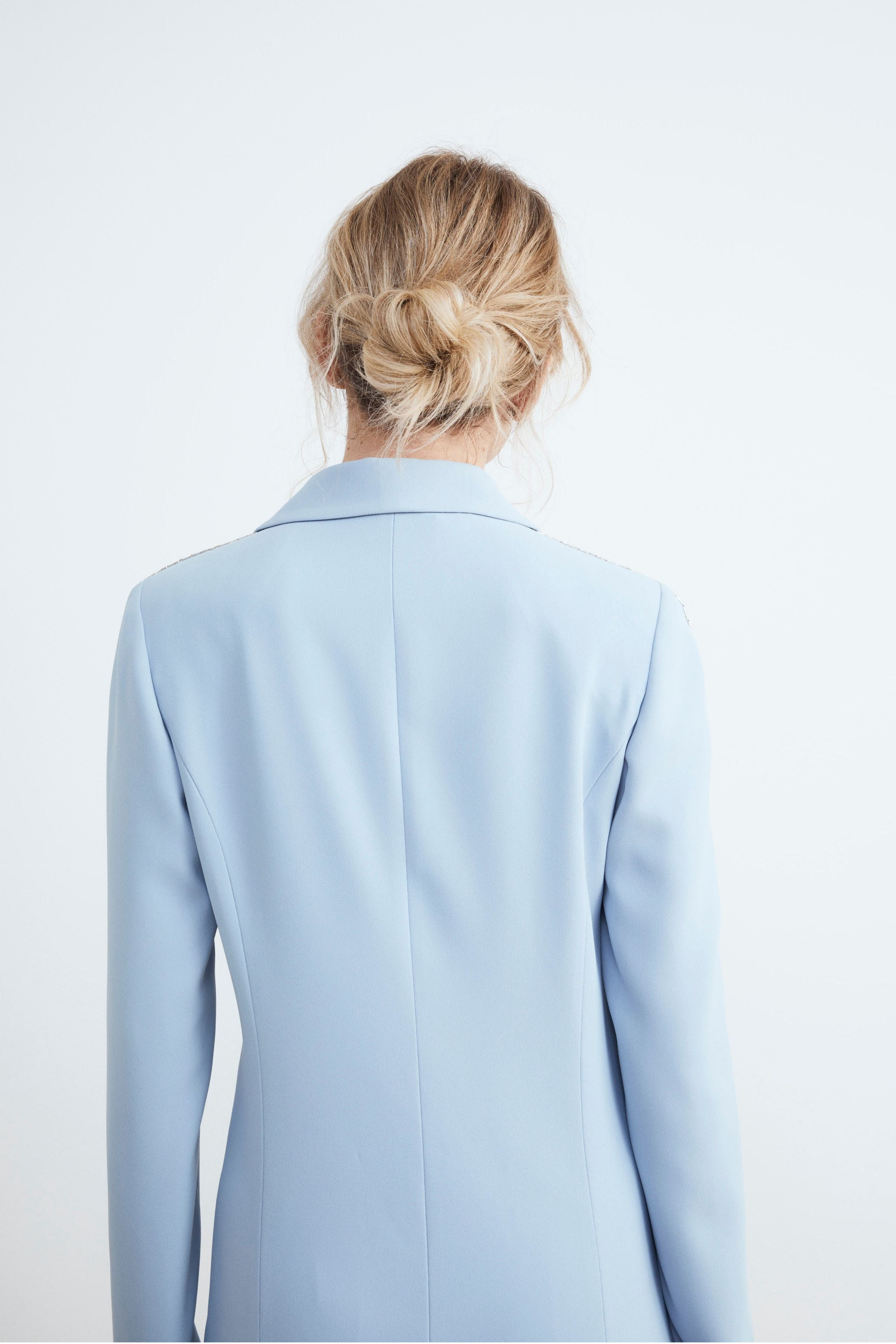 Light blue stylish blazer - Light blue