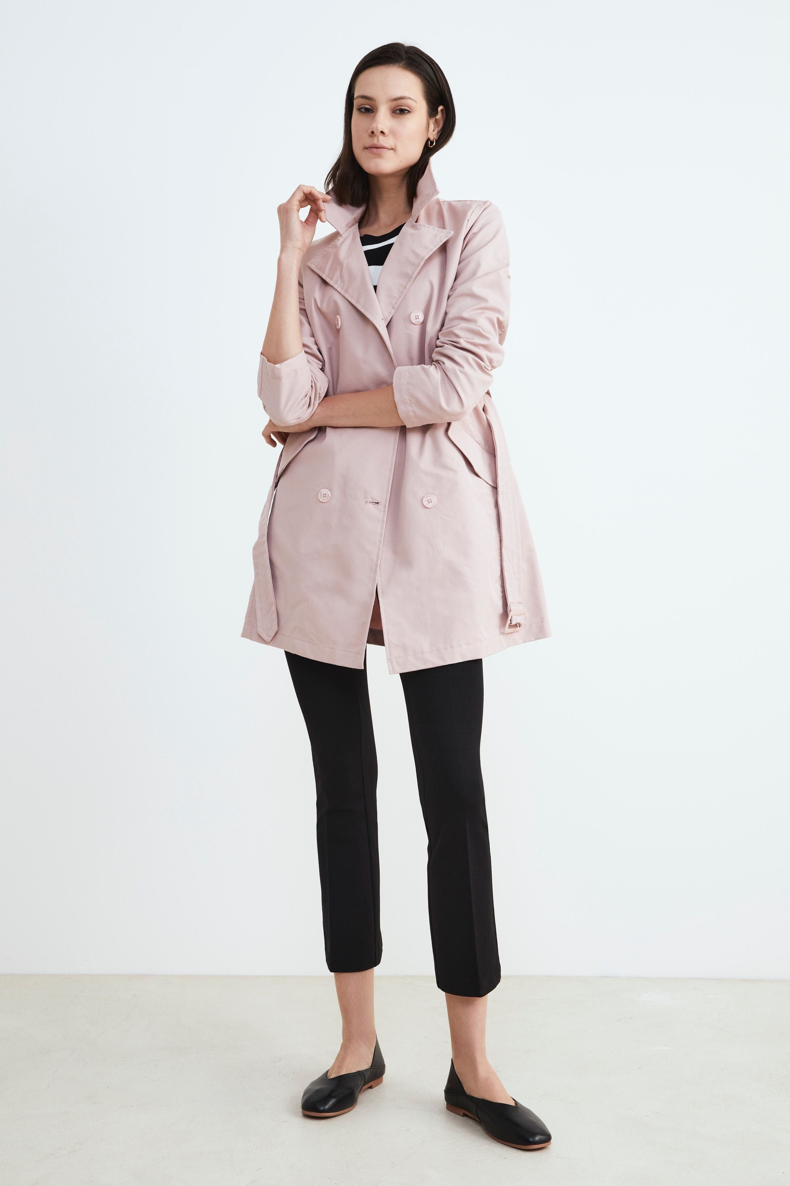 Trench donna elegante - ROSA