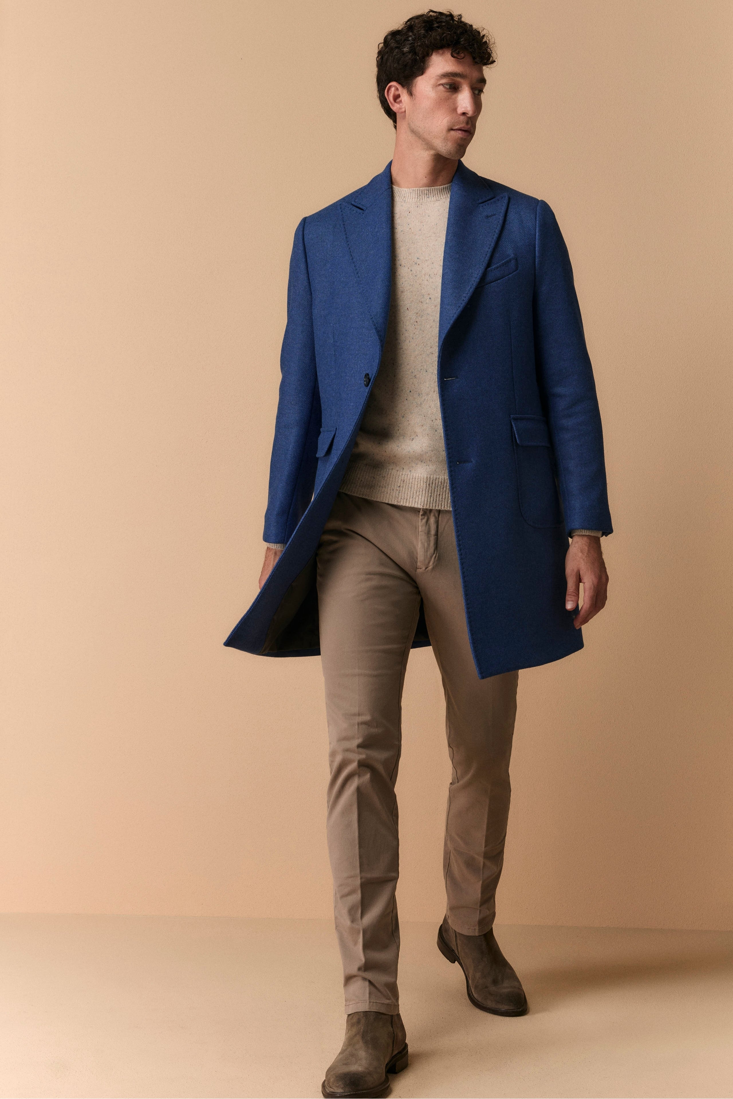 Cappotto Twill in Lana - JEANS