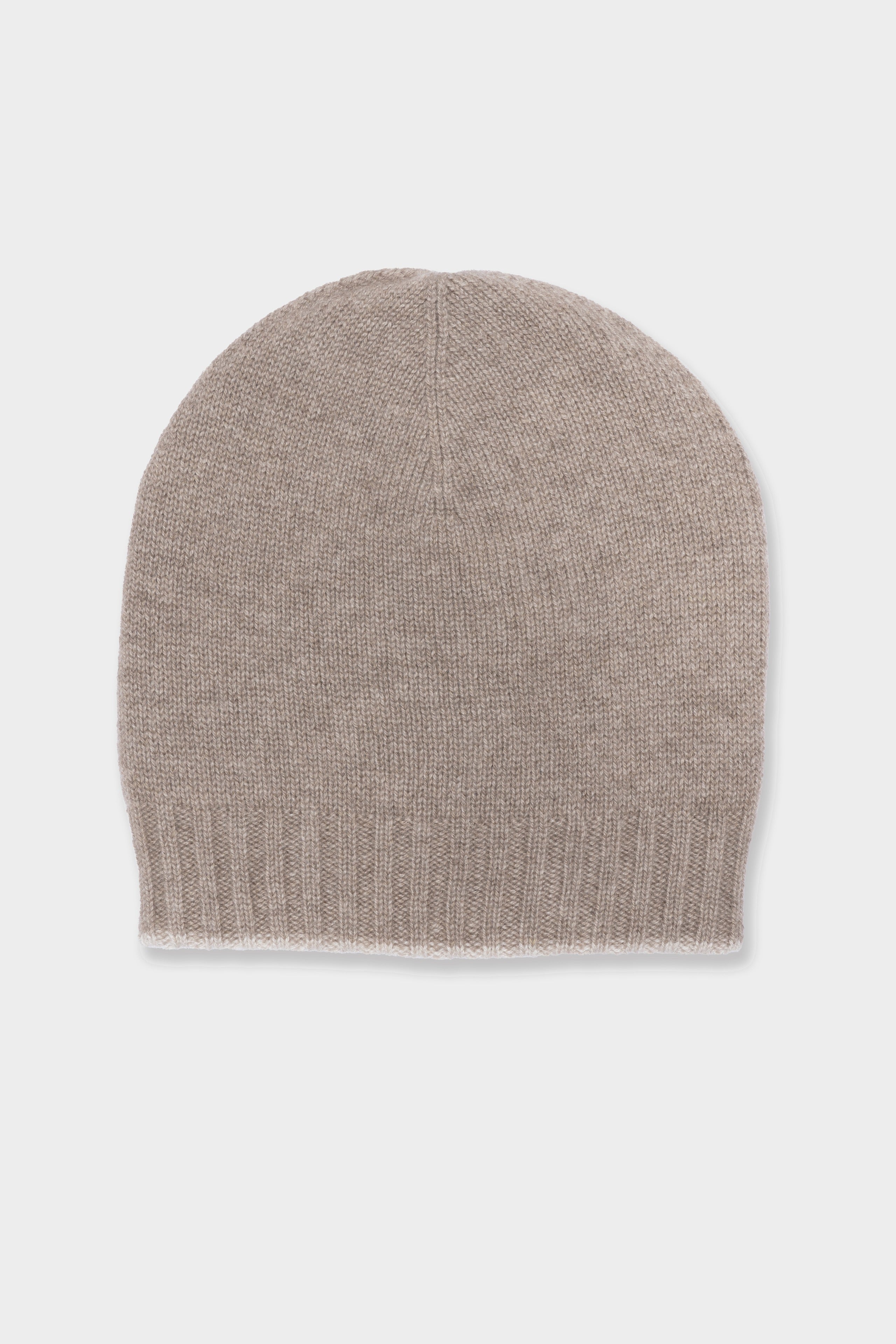 Cashmere beanie - Beige-Brown