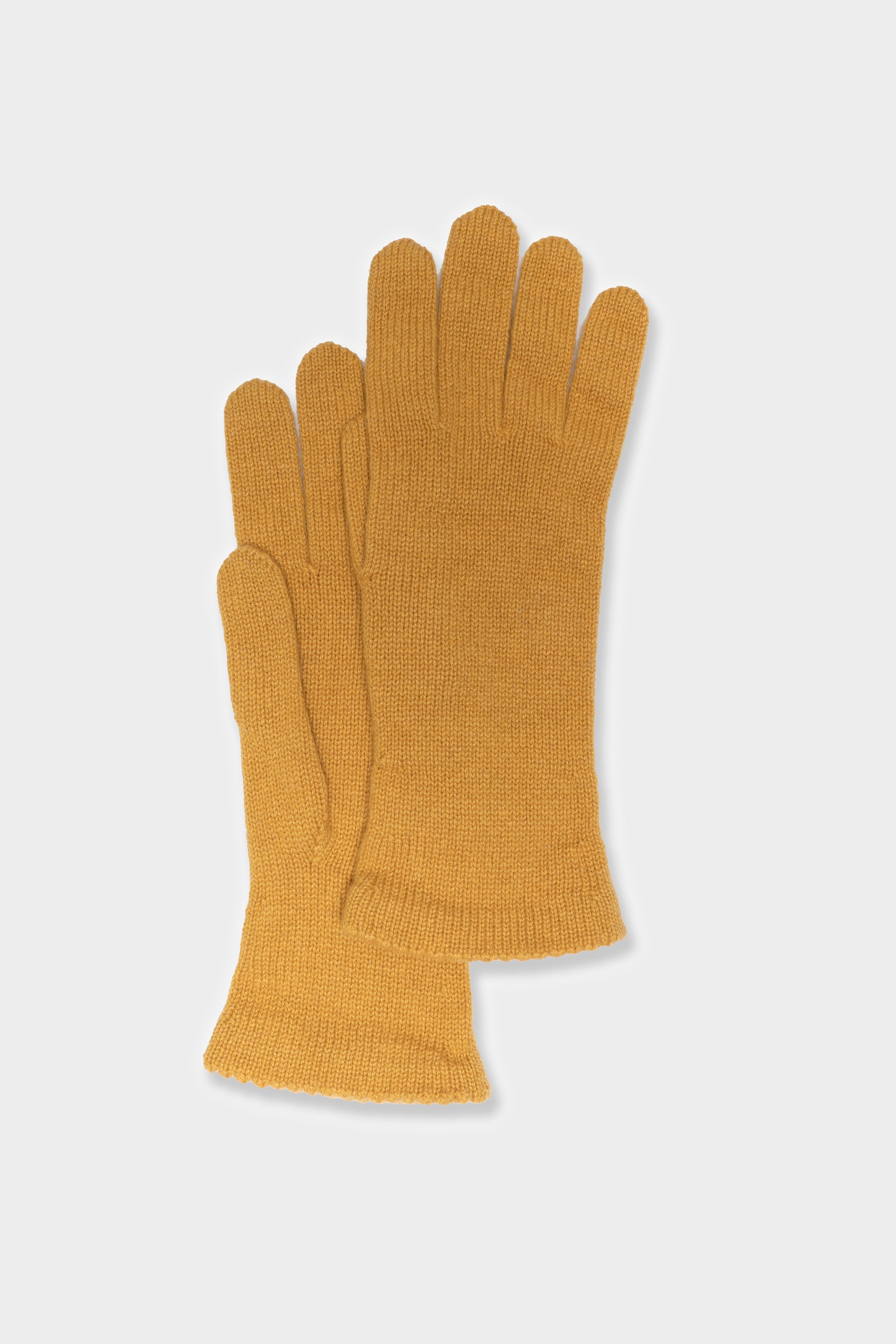 Cashmere gloves - Orange