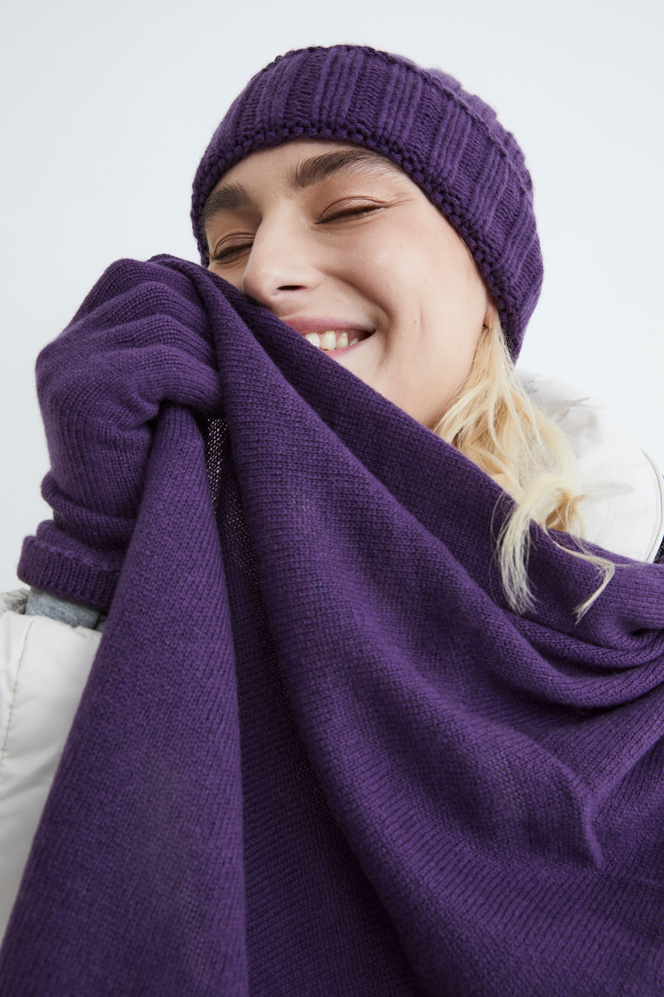 Cashmere gloves - Lavender