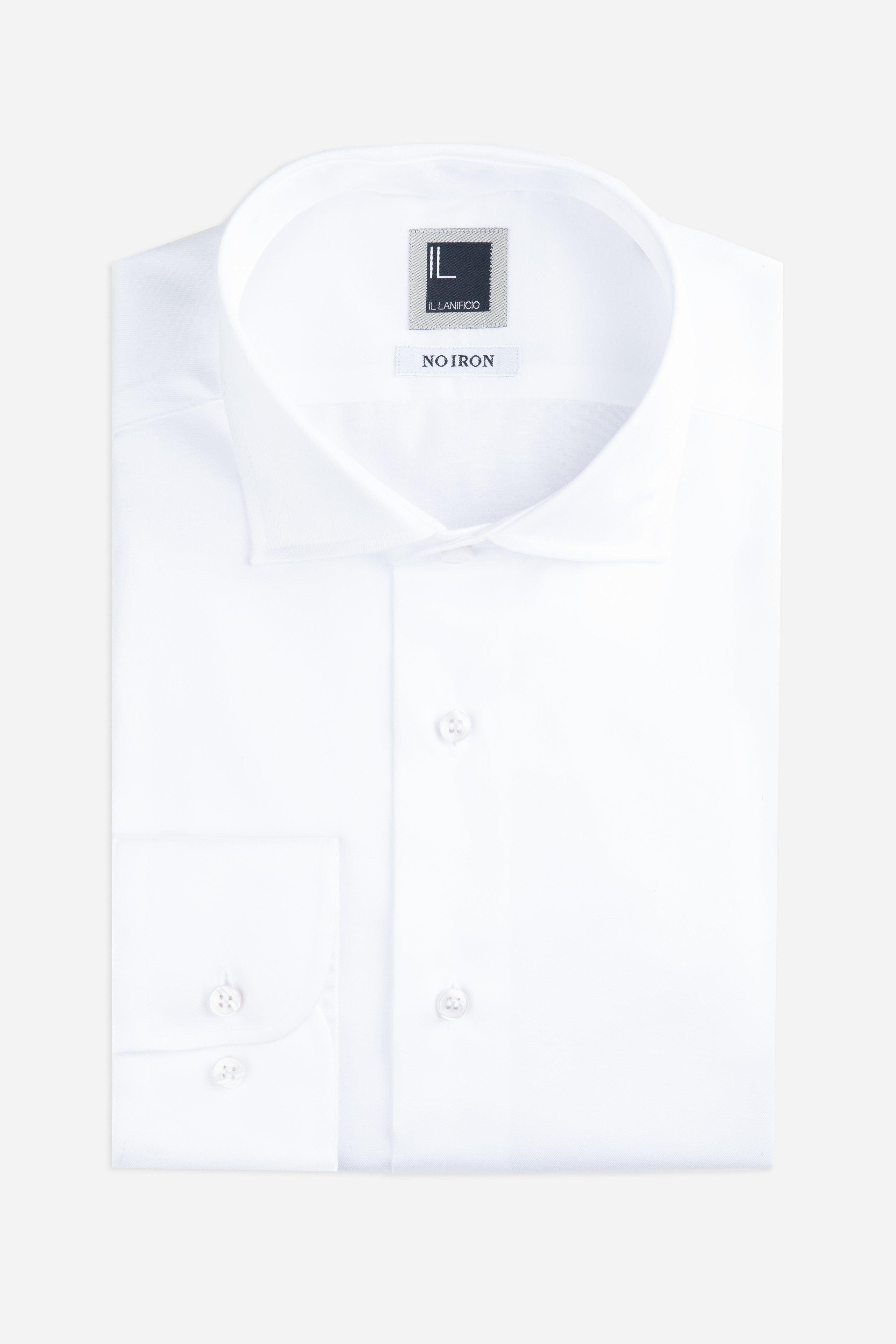 Camicia slim no stiro - BIANCO