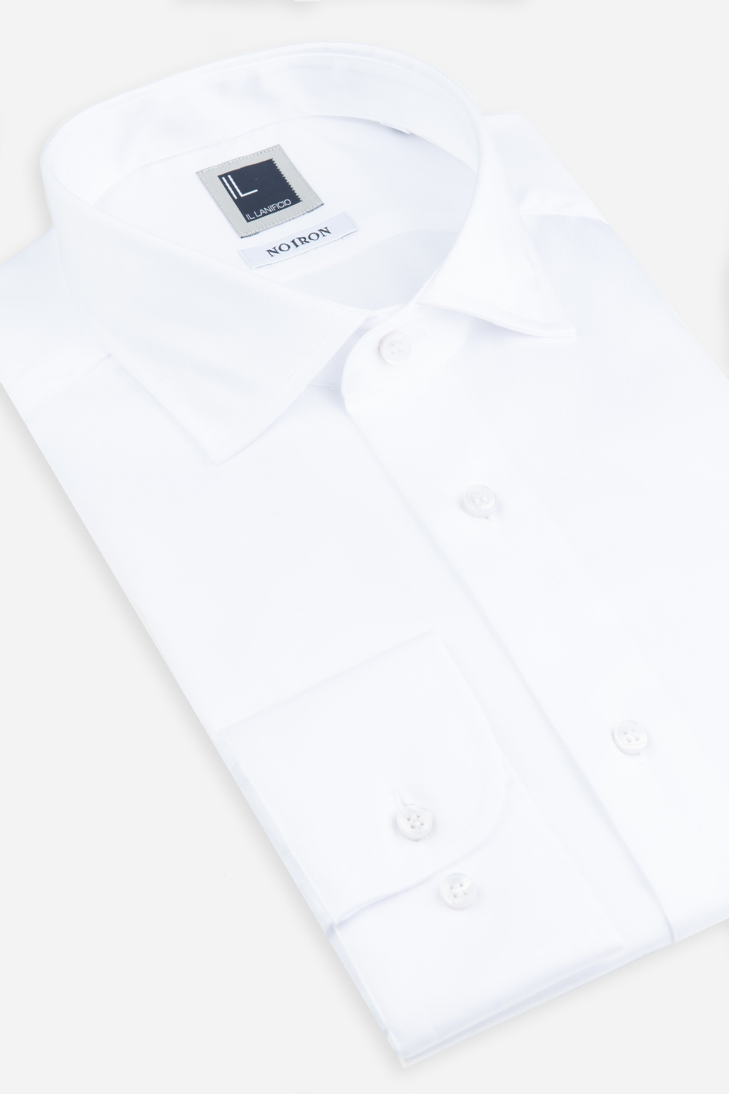 Camicia slim no stiro - BIANCO