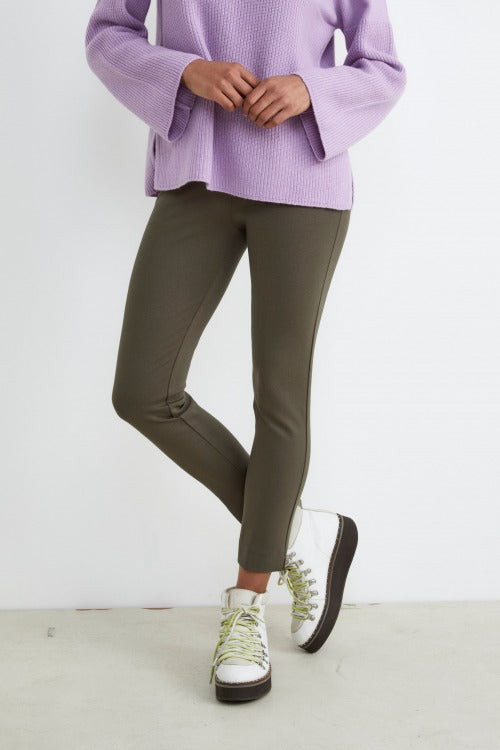 Pantalone con elastico - VERDE MILITARE