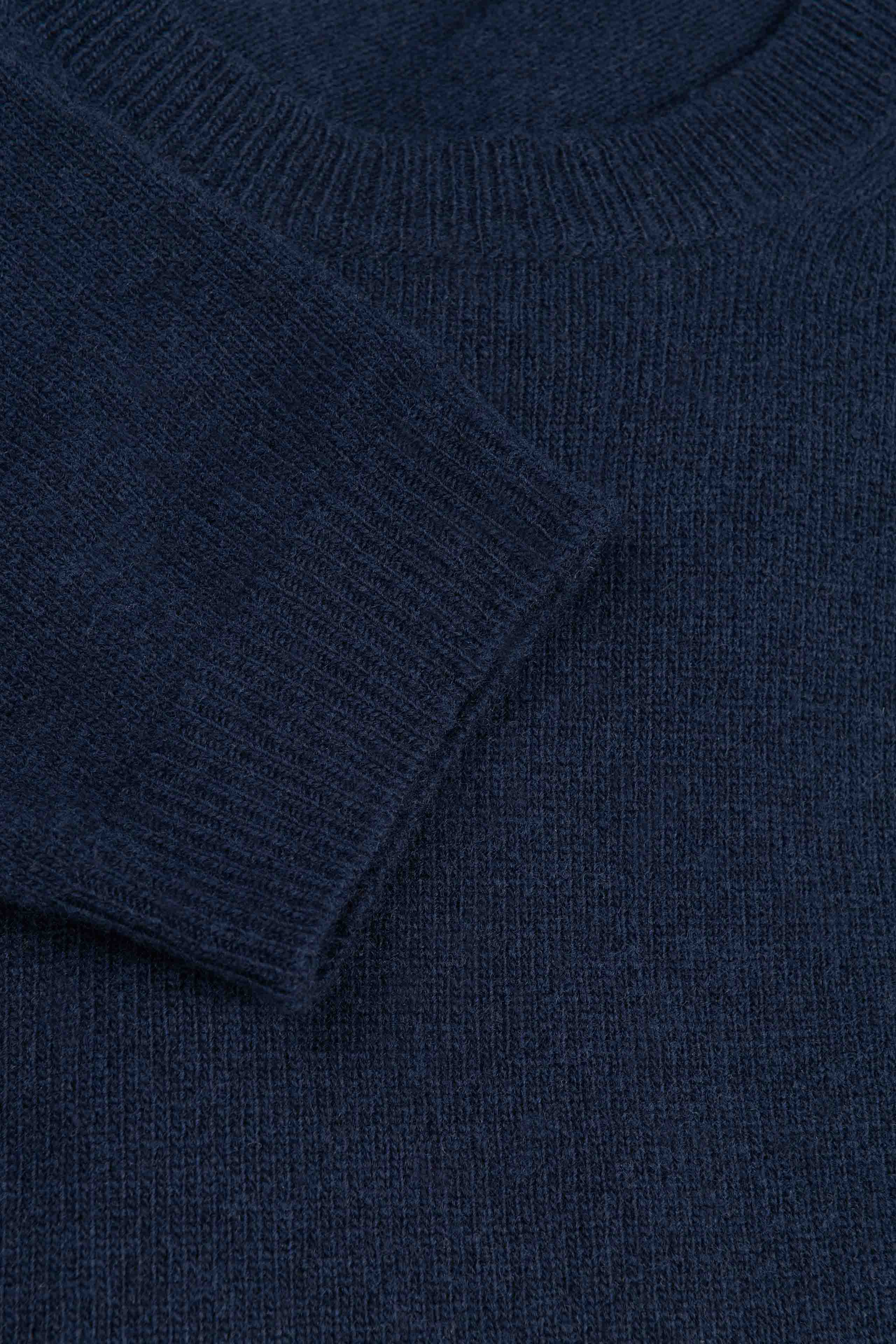 Wool and cashmere crewneck - BLUE
