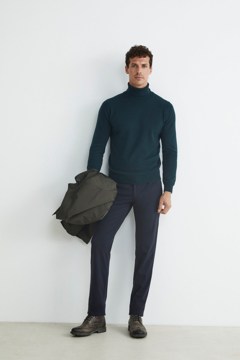 Cashmere turtleneck - Green