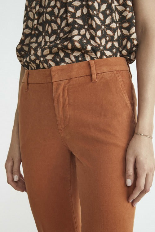 Pantaloni cinque tasche - ARANCIO