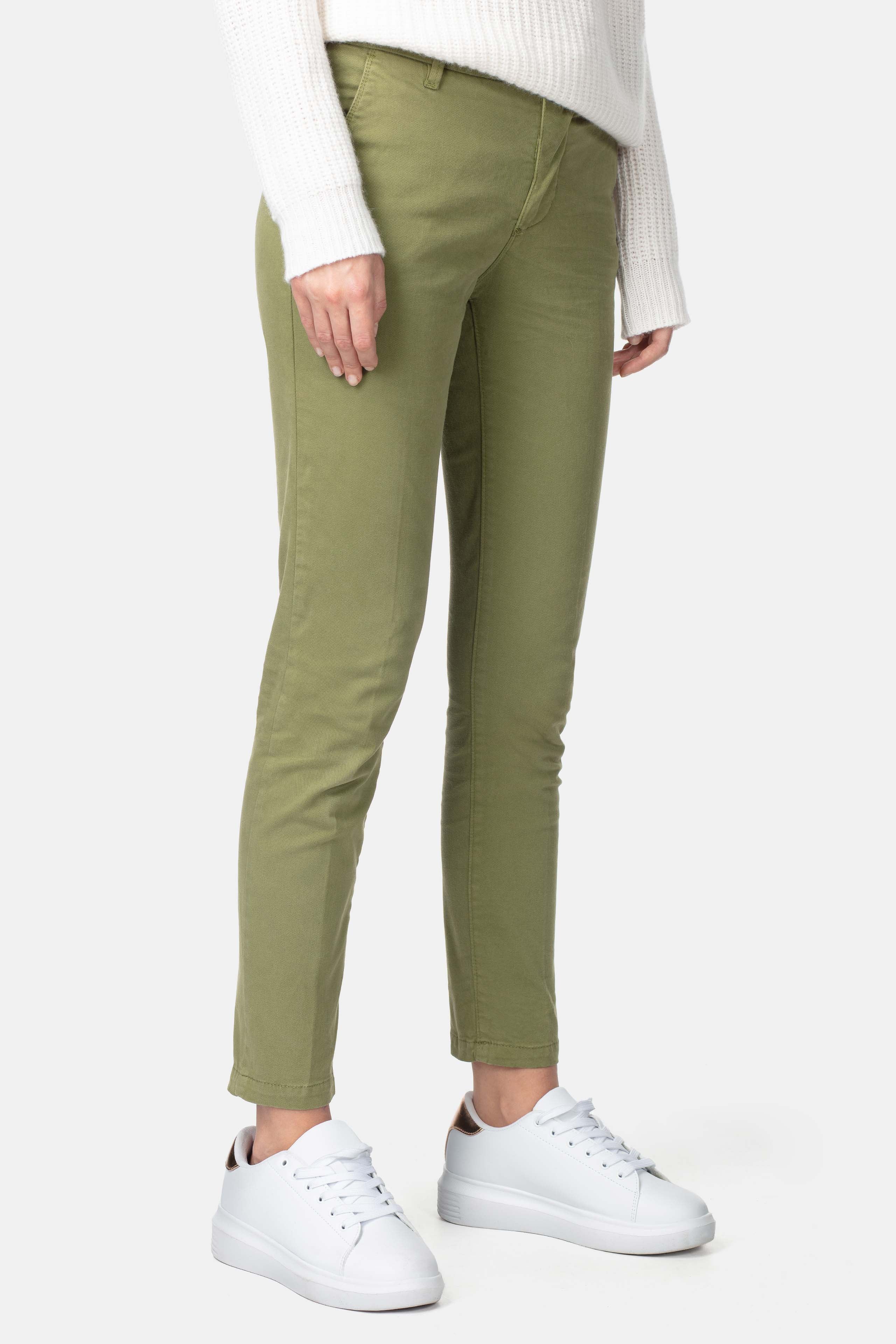 Five-pocket trousers - GREEN