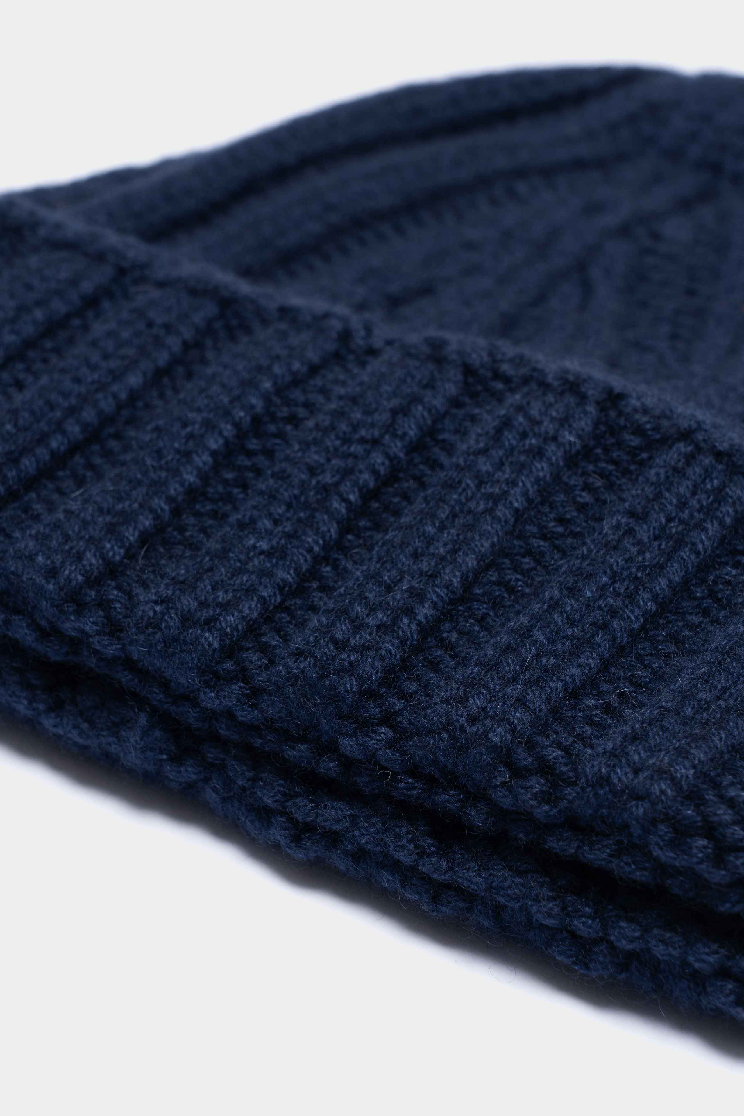 Cashmere beanie - Midnight blue