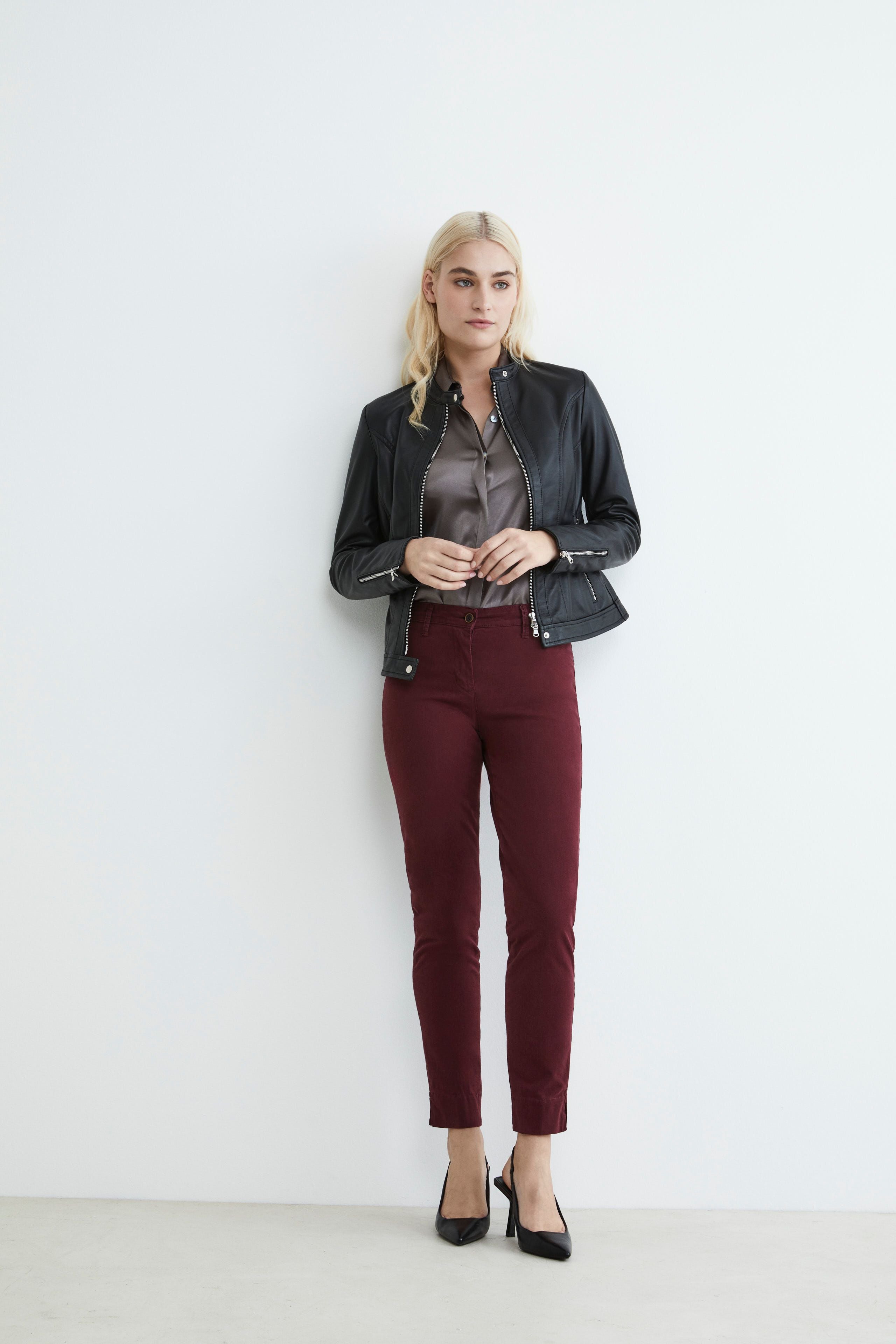 Classic women’s trousers - Burgundy