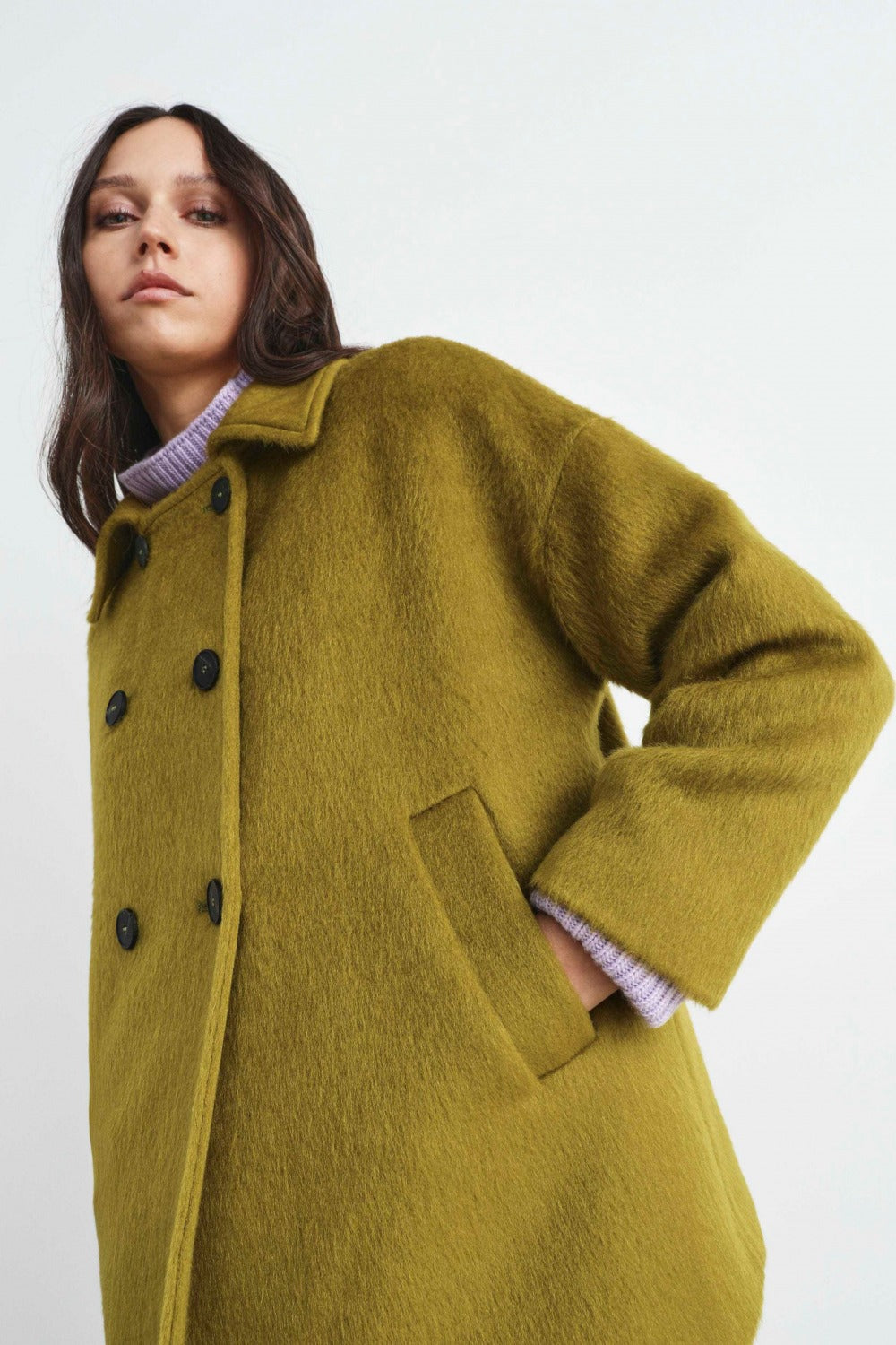 Cappotto Peacoat in Lana - OLIO