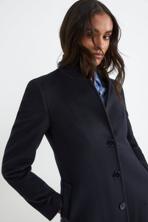 Manteau en cachemire pour femmes - BLEU