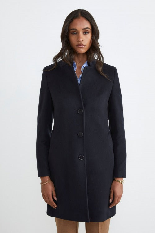 Manteau en cachemire pour femmes - BLEU