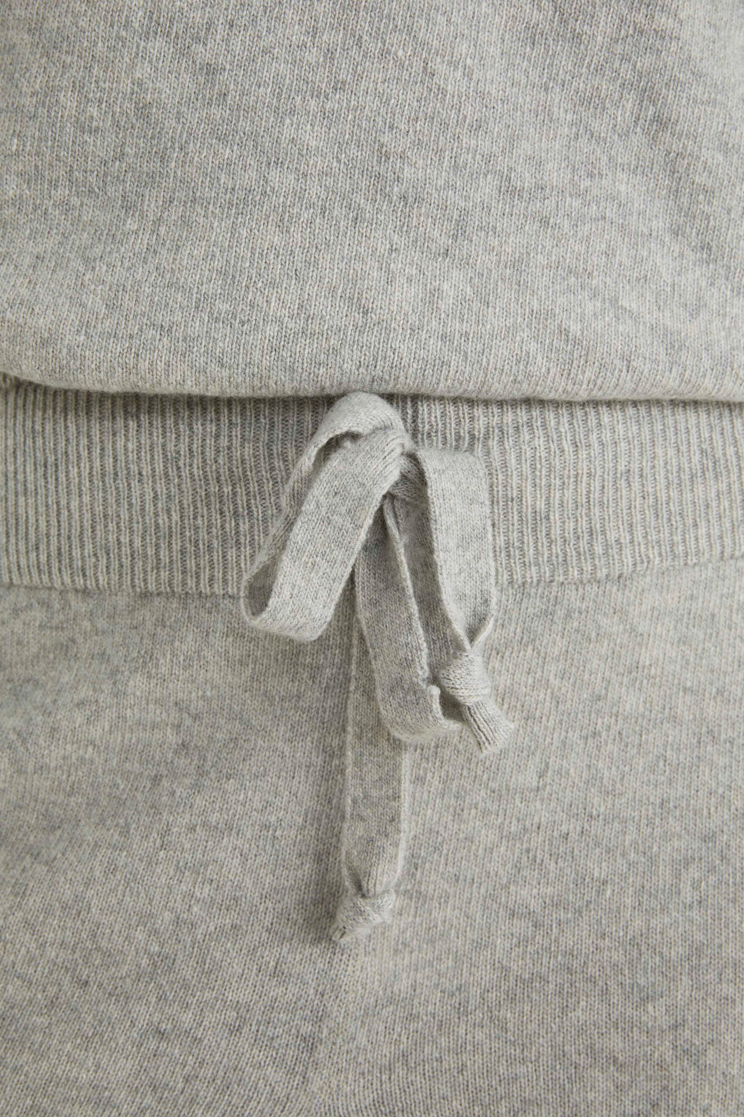 Tuta in cashmere - GRIGIO CHIARO