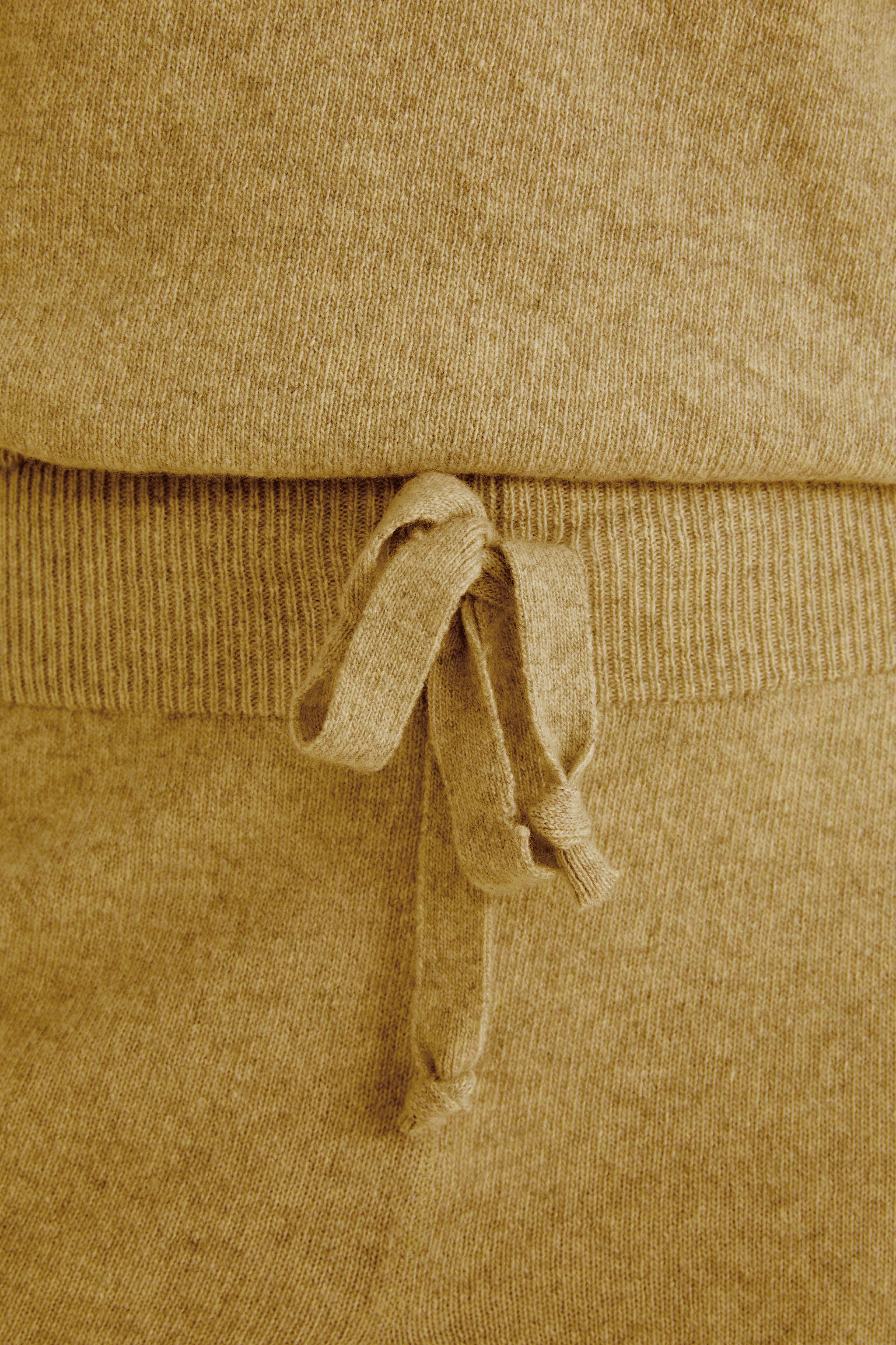 Tuta in cashmere - CAMMELLO