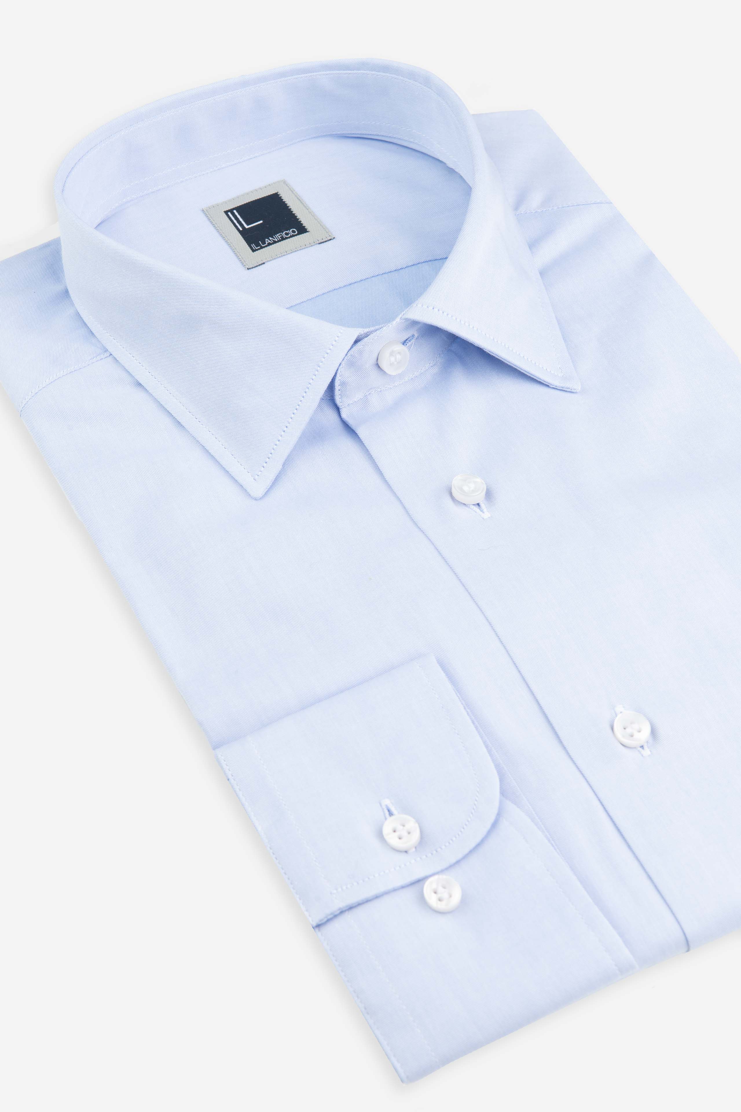 Elegant shirt for men - Light blue