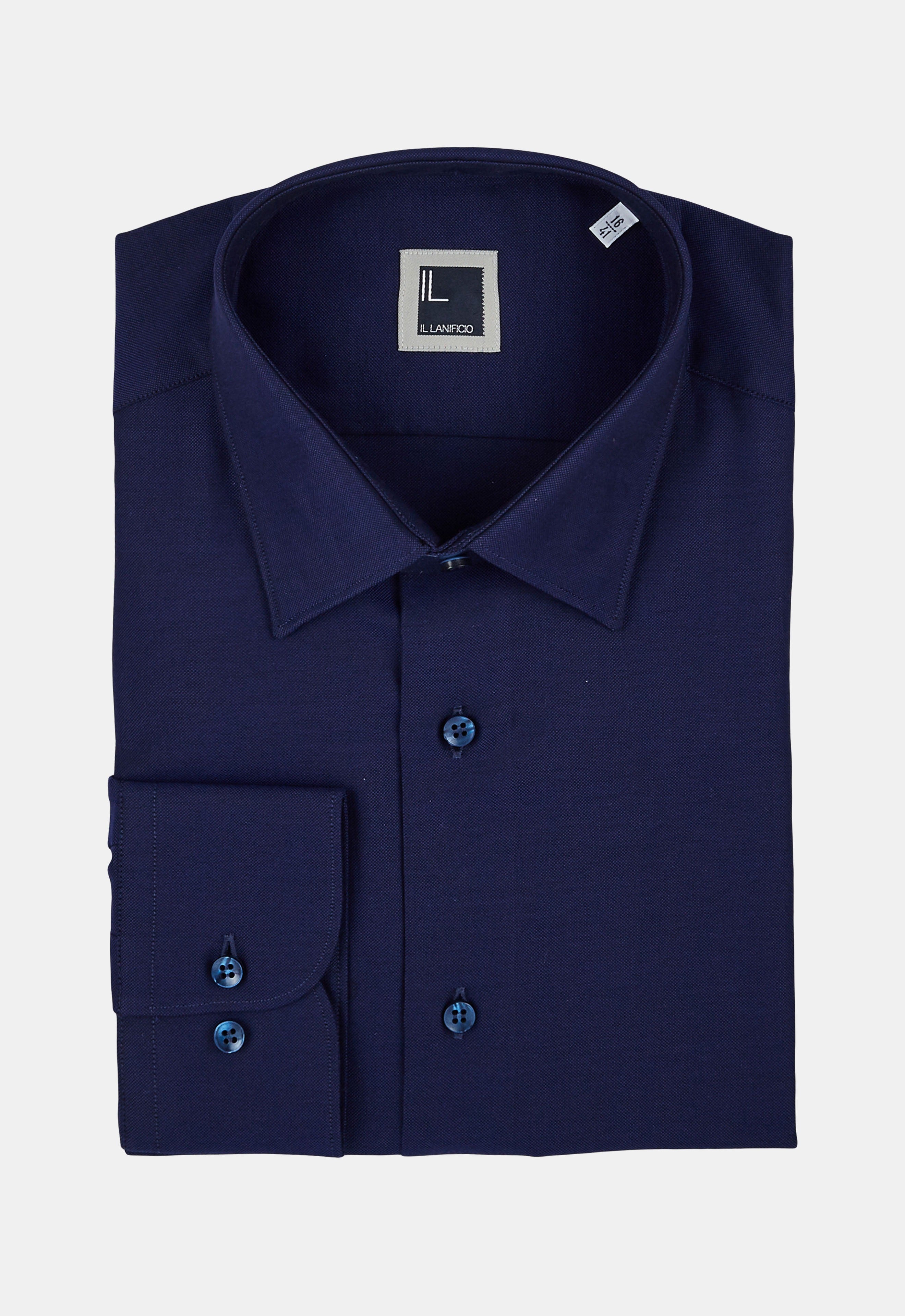 Oxford cotton shirt regular fit - BLUE